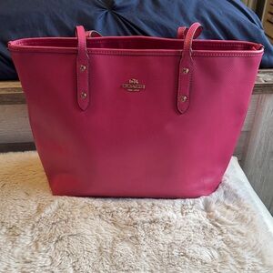 Coach Fuchsia Tote Bag